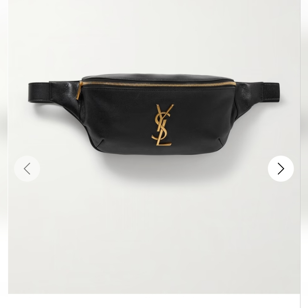 YSL Black Cassandre Beltbag